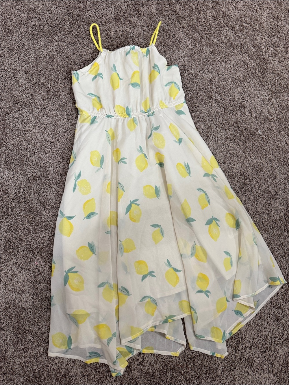 H&M Cream Sundress with lemons